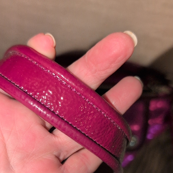 Coach Pink / Magenta Sequin 2 Way  Bag K1069- 16482 - Picture 12 of 14